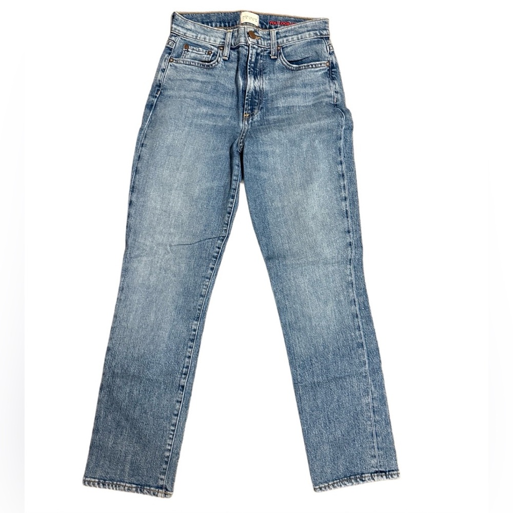 Alice + Olivia Light Blue Straight Leg Jeans